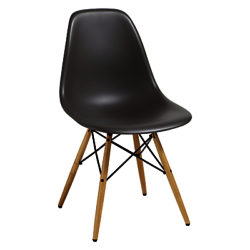 Vitra Eames DSW 43cm Side Chair Grey / Light Maple
